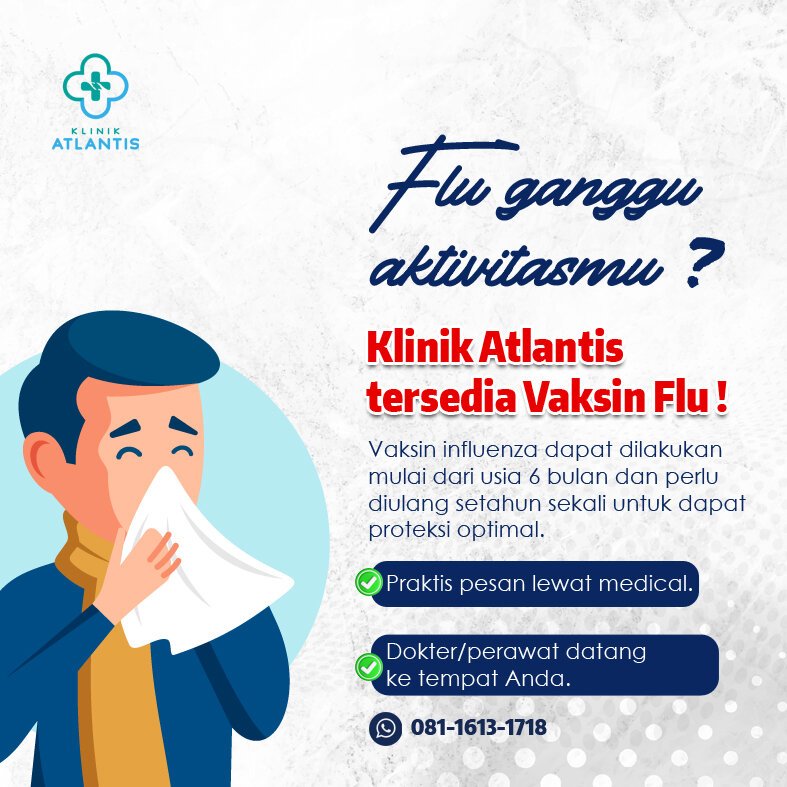 Vaksin Influenza (Vaxigrip Tetra) Perlindungan Efektif dari Penyakit Flu