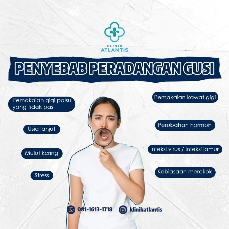 Mengenal Peradangan Gusi dan Cara Mengatasinya