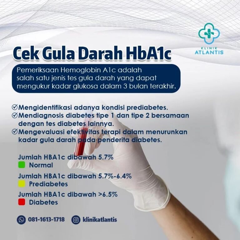 Cek Gula Darah HbA1c di Klinik Atlantis